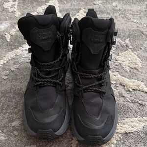 Hoka One One Black and Gray Sneakers brand new